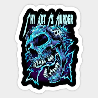 THY ART IS MURDER MERCH VTG Sticker